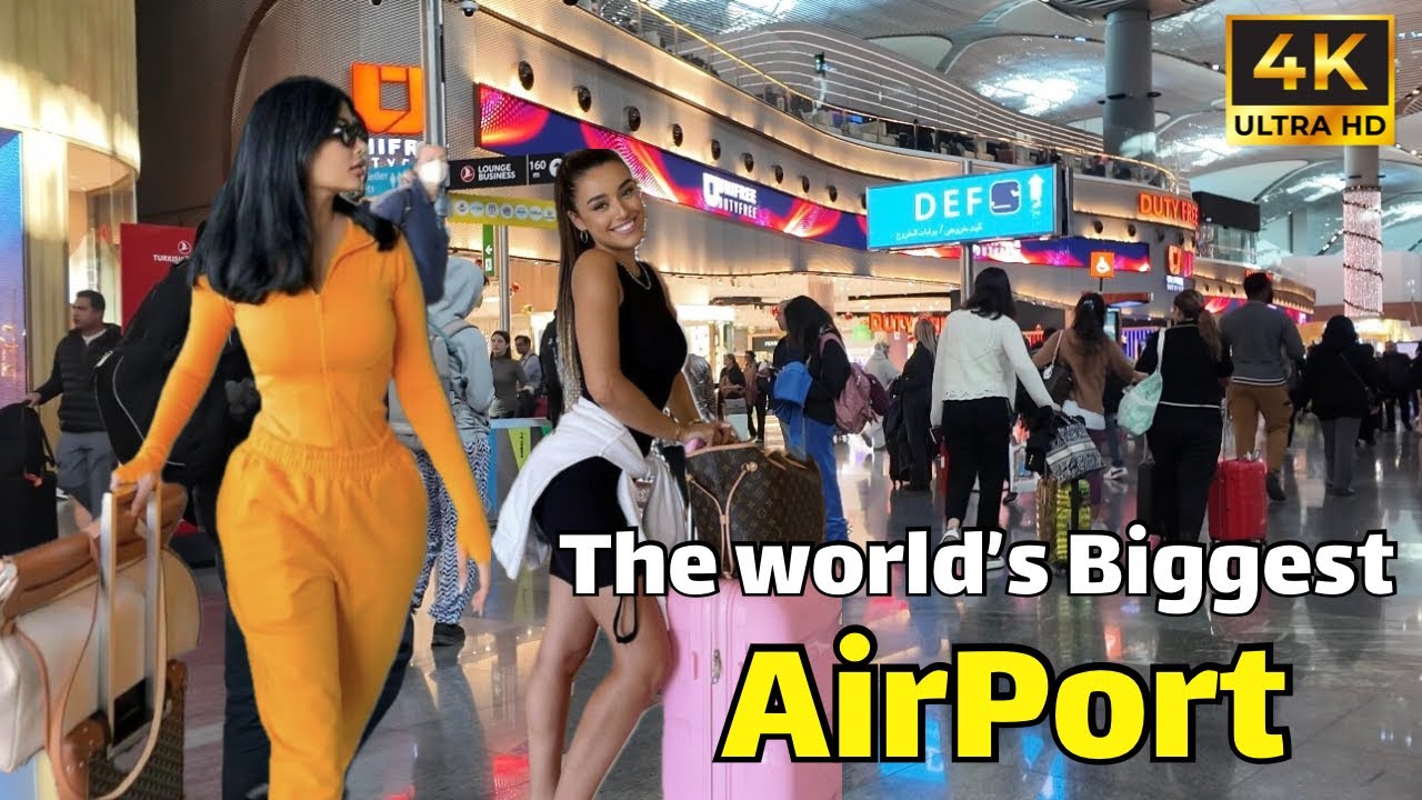 The World&rsquo;s BIGGEST AIRPORT ,New Istanbul Airport walking tour