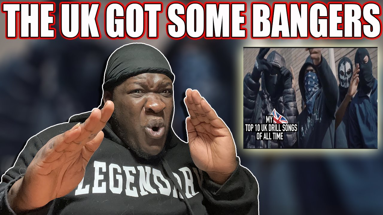 American Rapper Reacts To | MY TOP 10 UK DRILL SONGS OF ALL TIME | (REACTION)