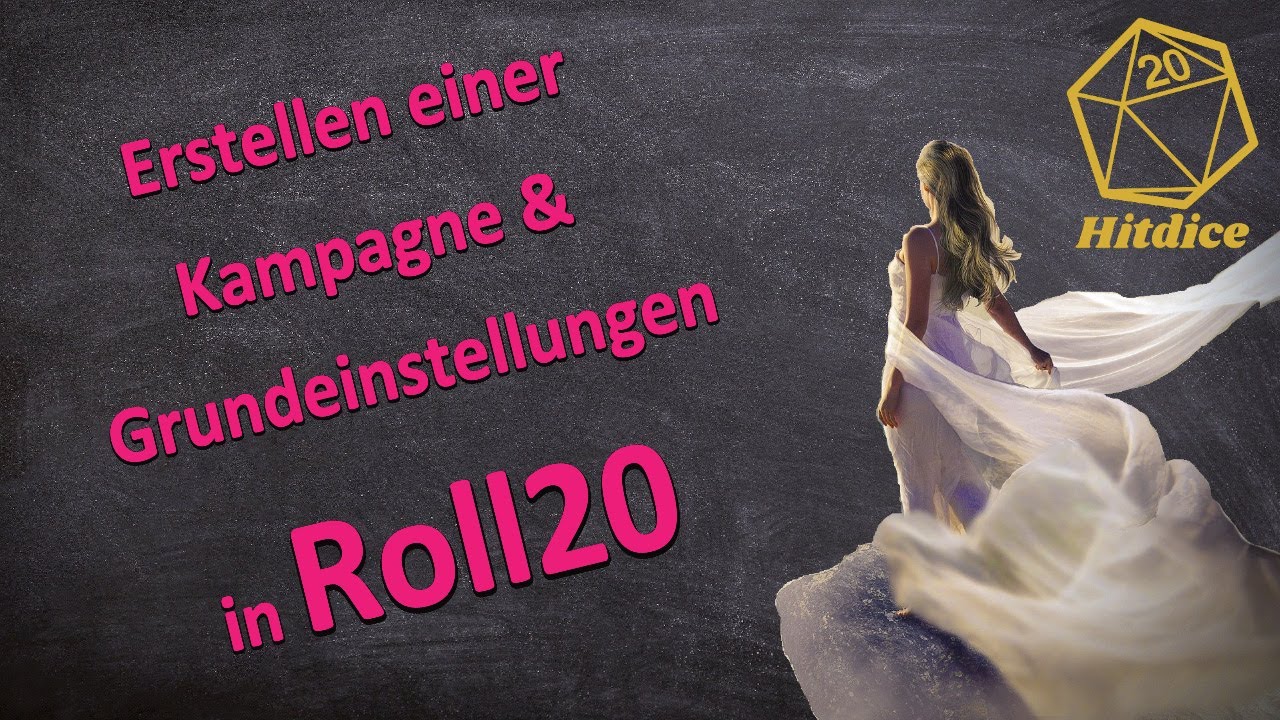 Wie erstellst du dein erstes Spiel und was musst du über die Grundeinstellungen wissen in Roll20