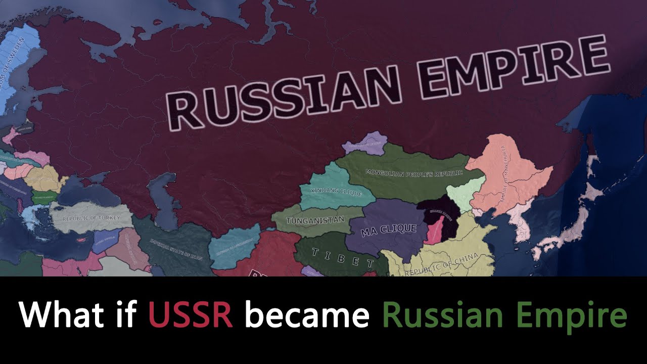 What if Soviet Union became Russian Empire | Hoi4 Timelapse