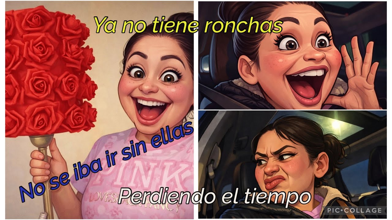 Sentia que se petatiaba Perdiendo el tiempo en las tiendas Se fueron las ronchas