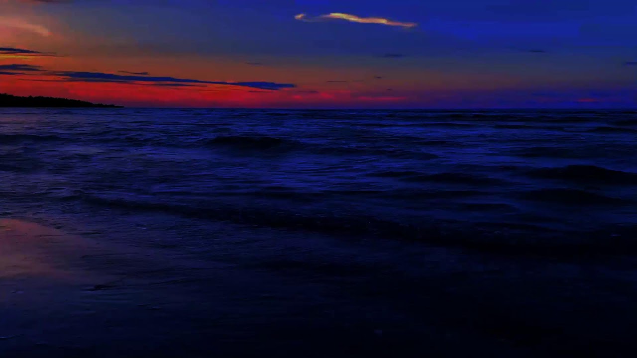 Ocean White Noise with Gentle Waves | Dark Screen Sleep Sounds All Night