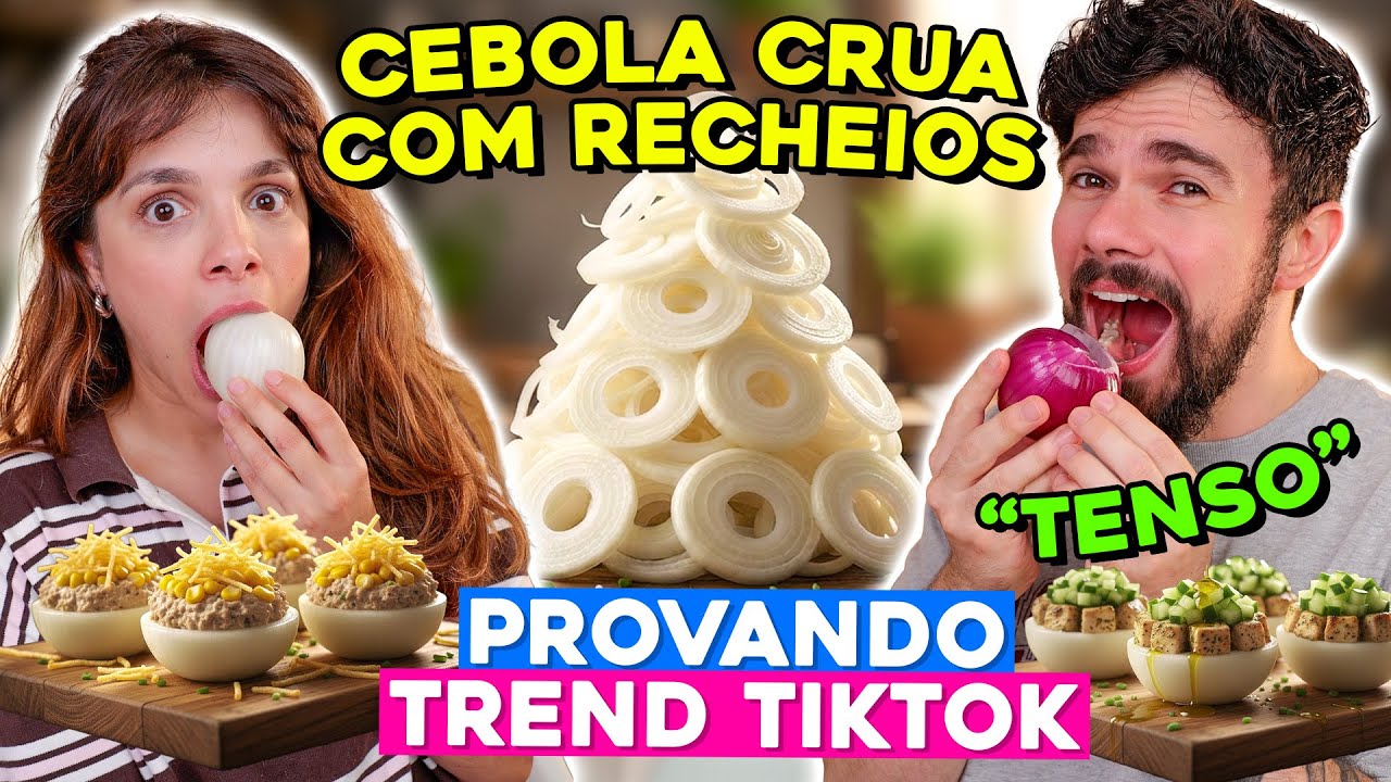 PROVANDO RECEITAS ESQUISITAS DO TIKTOK