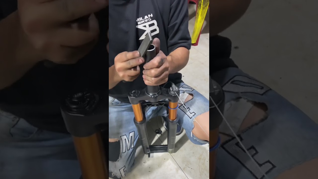 Como instalar una suspensión de aire #bike #mtb #bicicleta #aprende #tutorial
