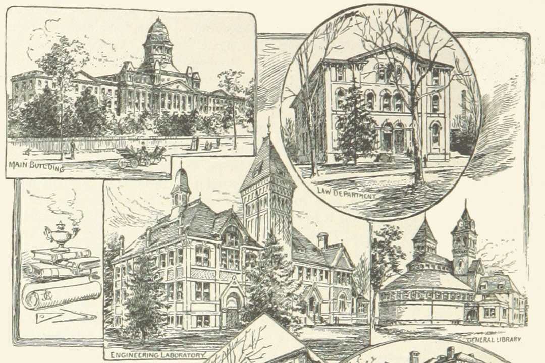 Ann Arbor Michigan - University of Michigan Historical buildings