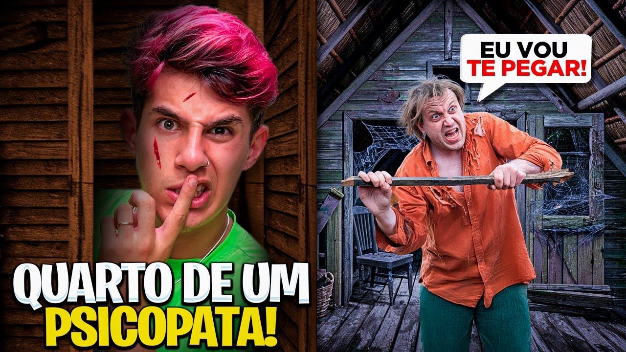 FIQUEI PRESO NO QUARTO DE UM PSICOPATA *consegui fugir?