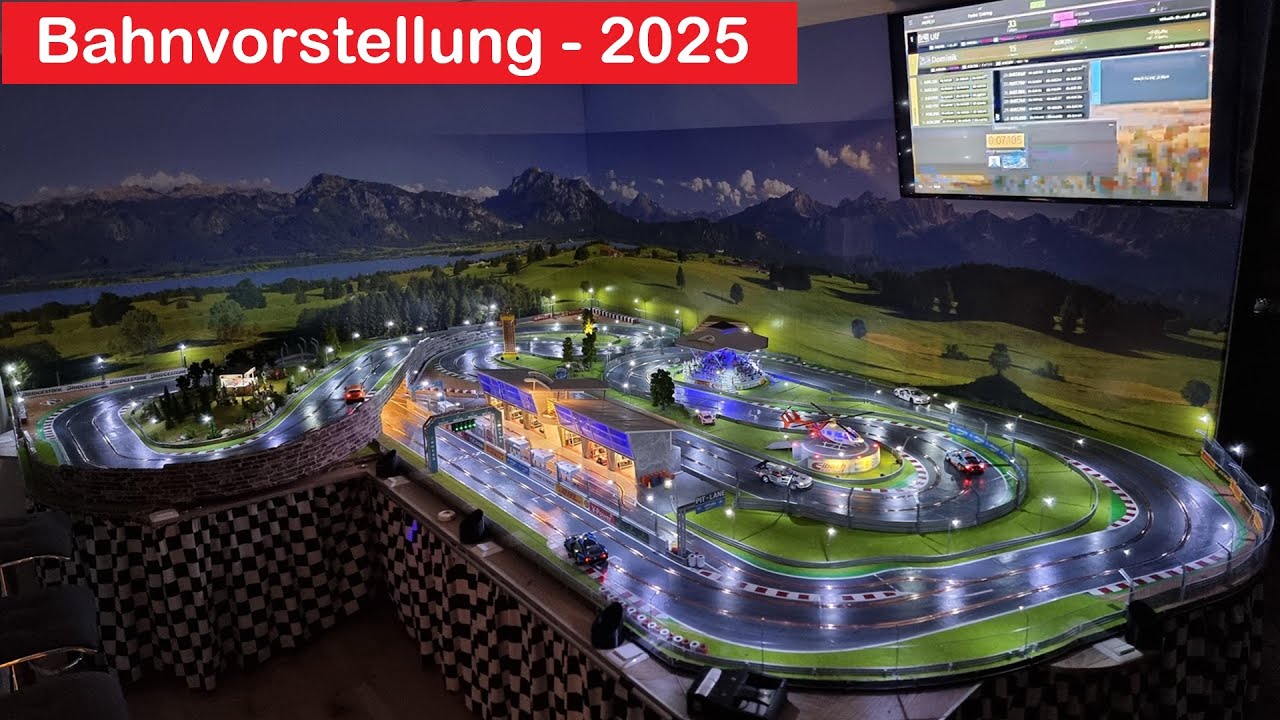 VorAlpen - Raceway - Bahnvorstellung 2025 unserer Carrera Digital 132 / 124 Bahn