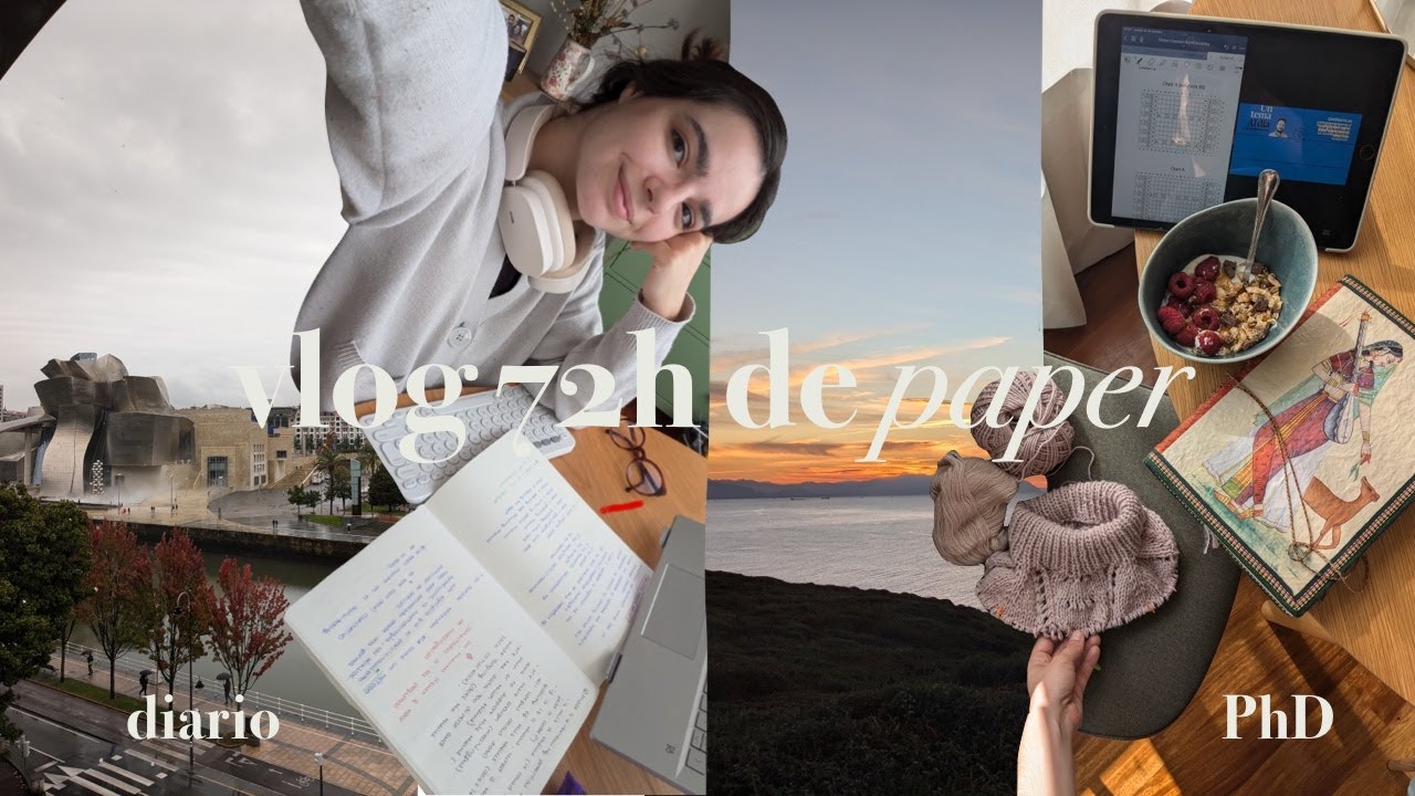 #vlog otoño de mucho trabajo ☕📚 diario de una tesis