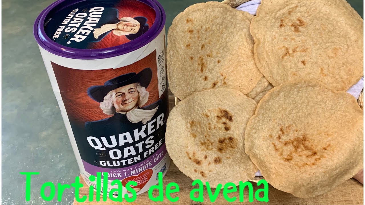Tortillas de avena con solo 3 ingredientes súper saludables