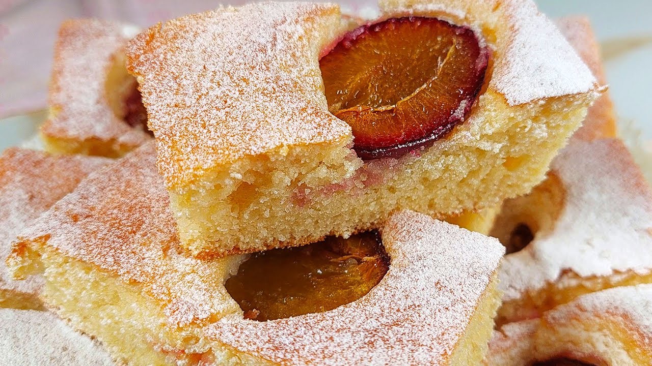 Сладкиш със СИНИ СЛИВИ. Толкова е лесен, а колко е вкусен!