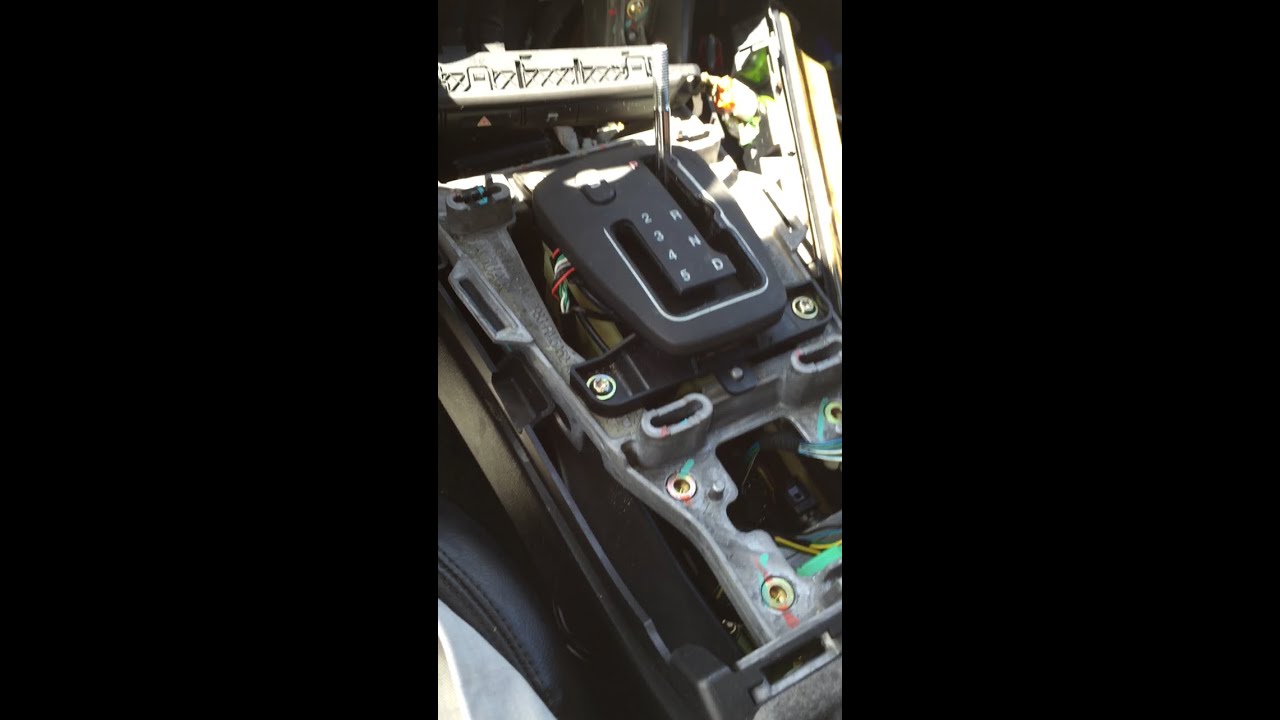 2003 Jaguar S-Type.  Good repair for gearshift stuck in park