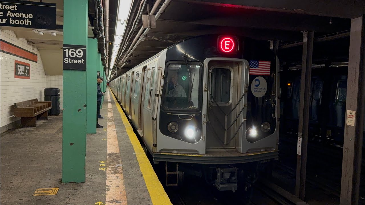 R160 E & F Train Action at 169 Street (E to Jamaica-179 St)