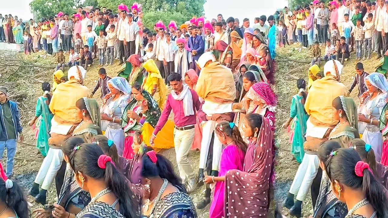 झाबुआ ❣️ आदिवासी की अनोखी शादी समुदाय | दूल्हा को फेरों के लिए लाया // Adivasi Cultura Jhabua 2026