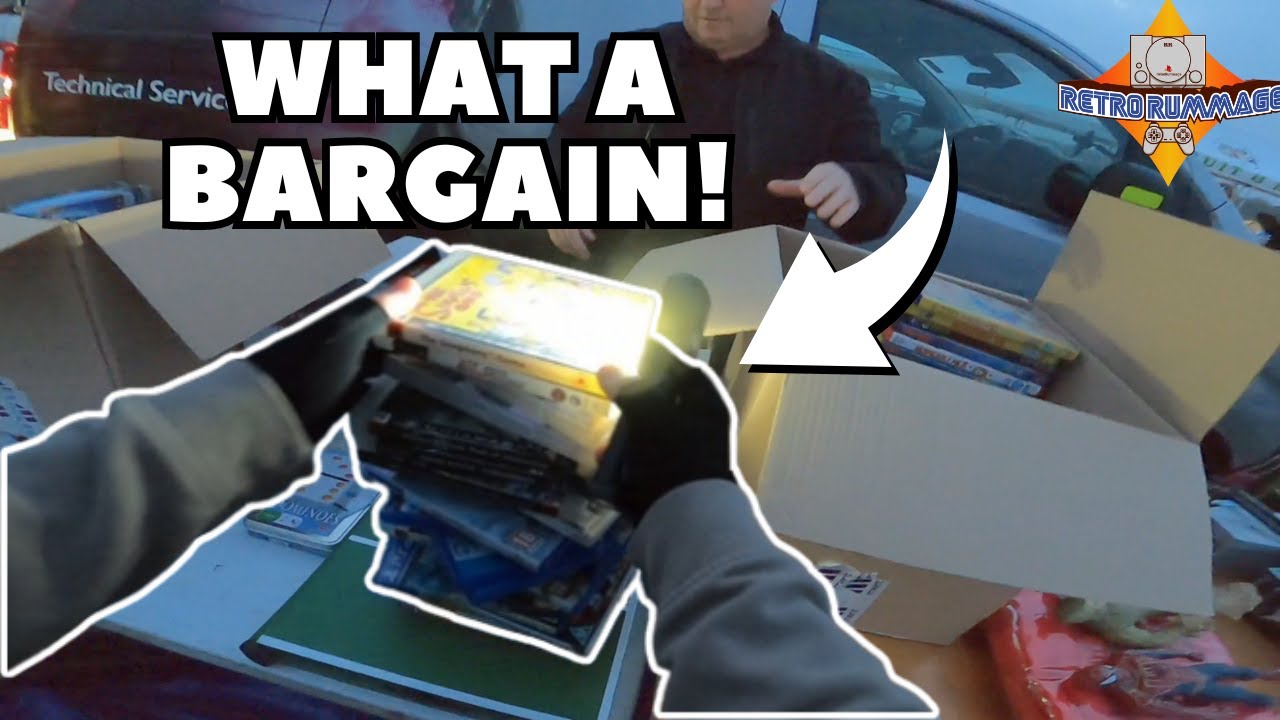 What A BARGAIN! Video Game Hunting @ My Local Car Boot Sale!