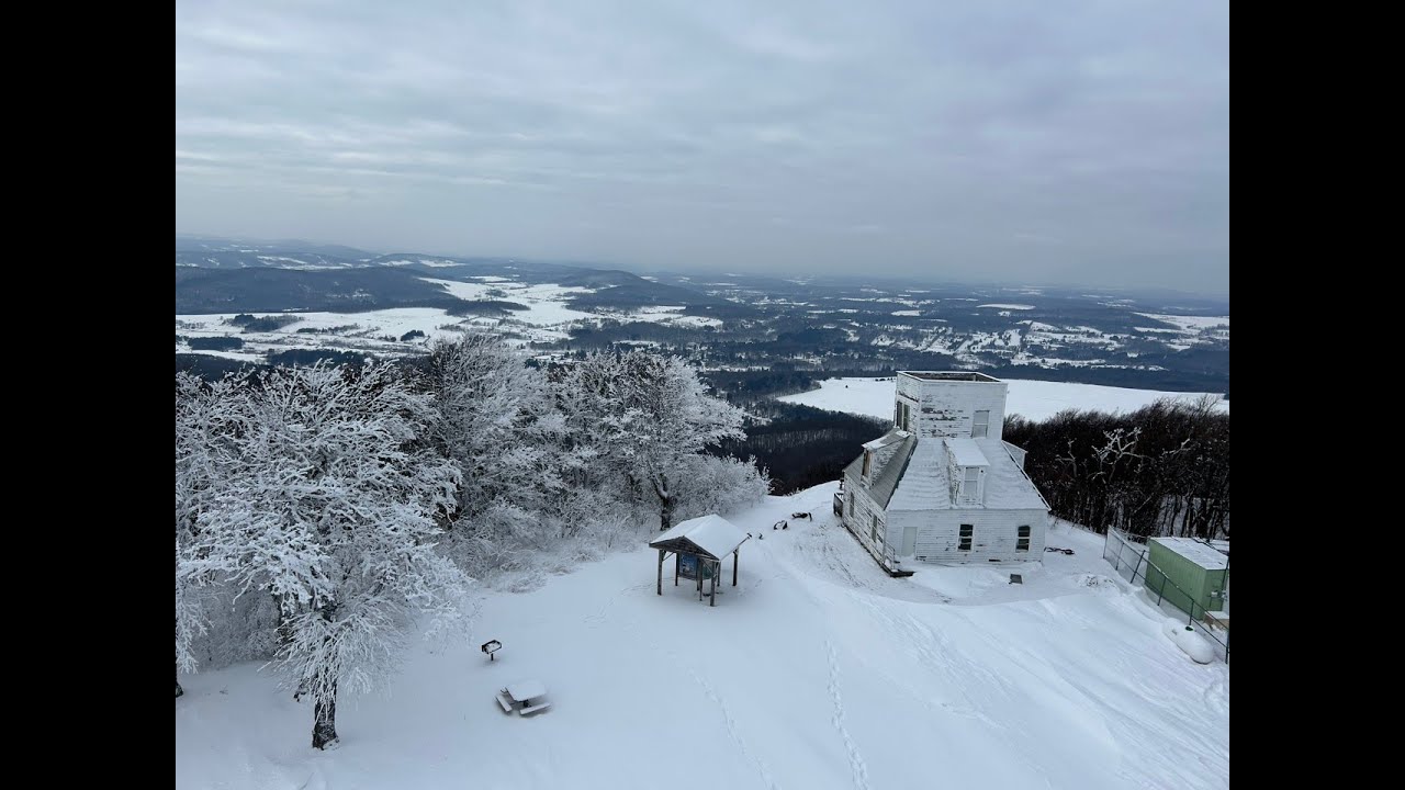 Mount UTSAYANTHA Firetower Winter snowshoe, you can say that again