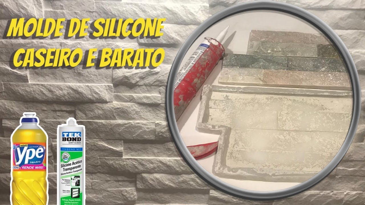 Como fazer molde de silicone caseiro efeito filete.