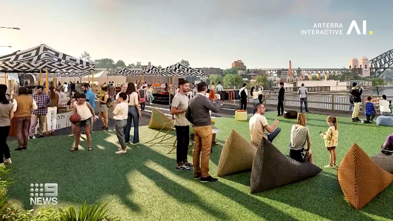 Cahill Expressway on Channel 9 News