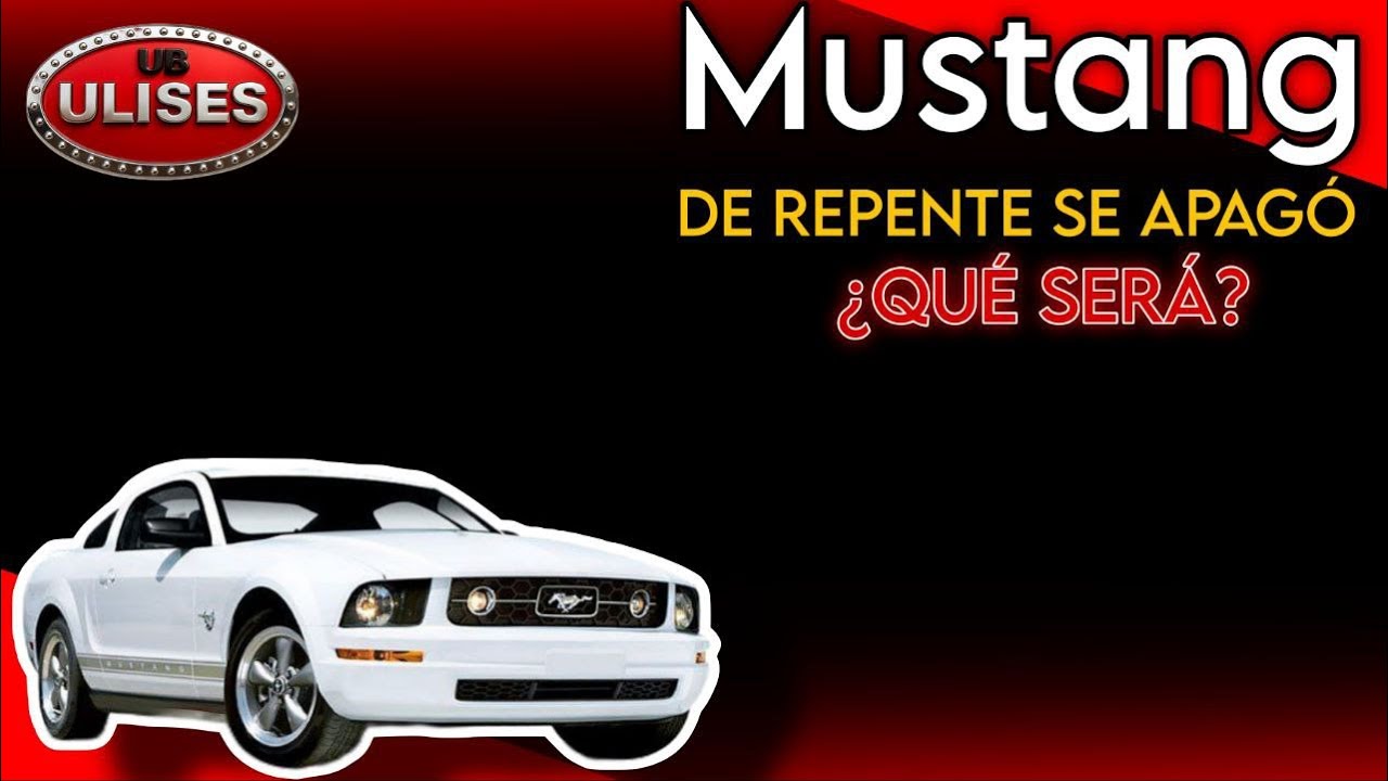 Ford Mustang 2008 / No arranca, ni si quiera da marcha