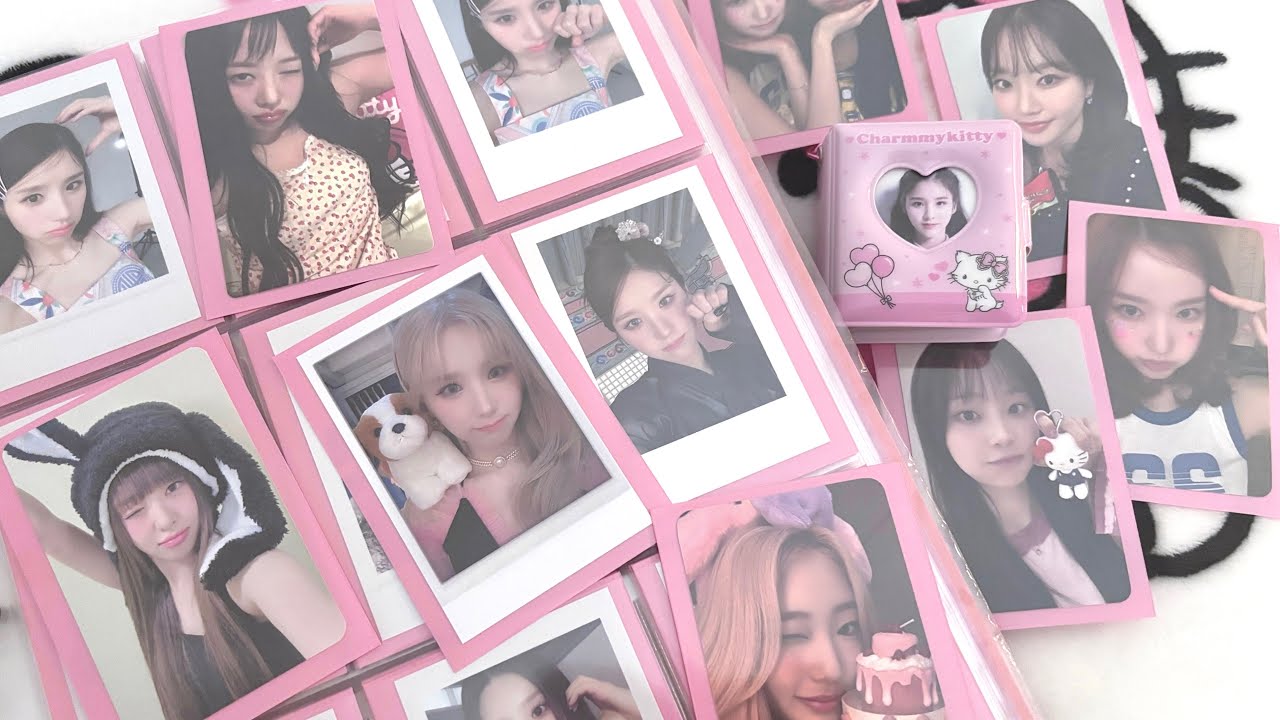 storing loona photocards : loossemble, artms, yves, chuu  ໒꒱ ‧₊˚