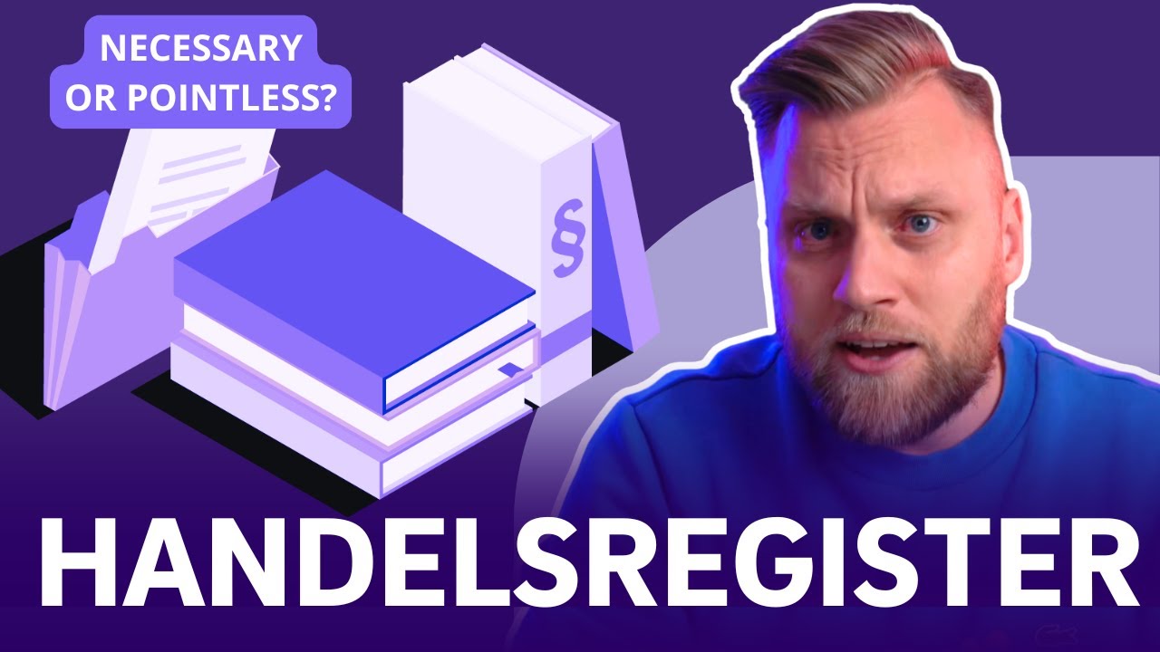 HANDELREGISTER - Is entry in the commercial register necessary?