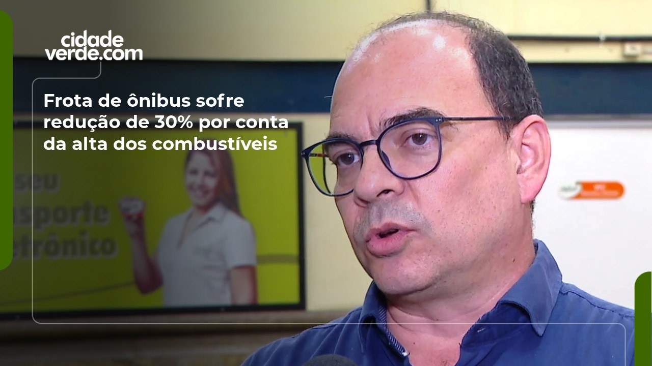 Frota de ônibus sofre redução de 30% por conta da alta dos combustíveis