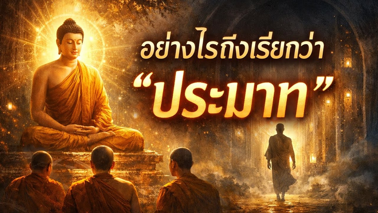 อย่างไรถึงเรียกว่า “ประมาท” | เมื่ออายตนะพาใจหลง โดยไม่รู้ว่าตัณหากำลังนำทางชีวิต