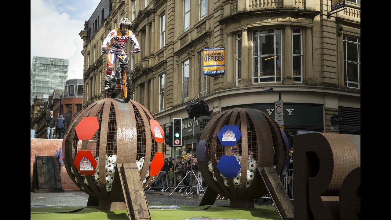 Urban Trials Riding on Unusual Obstacles - Red Bull City Trial