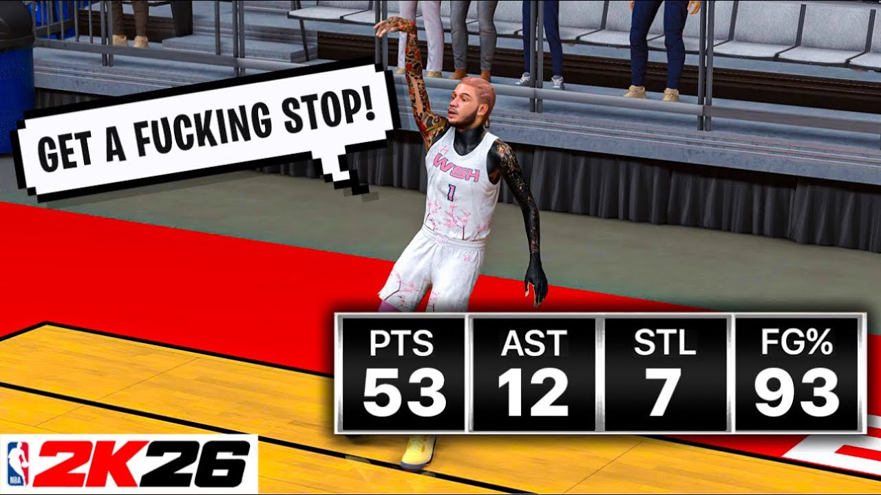 Я боролся за победу с игроком лиги 2K в финале с призовым фондом 500 долларов в NBA 2K26!!