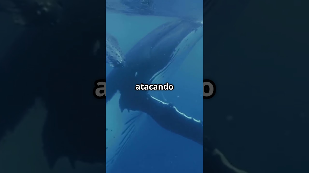 Ballena salva a buceadora de tibur&oacute;n!  #viral #historiasreales #historias