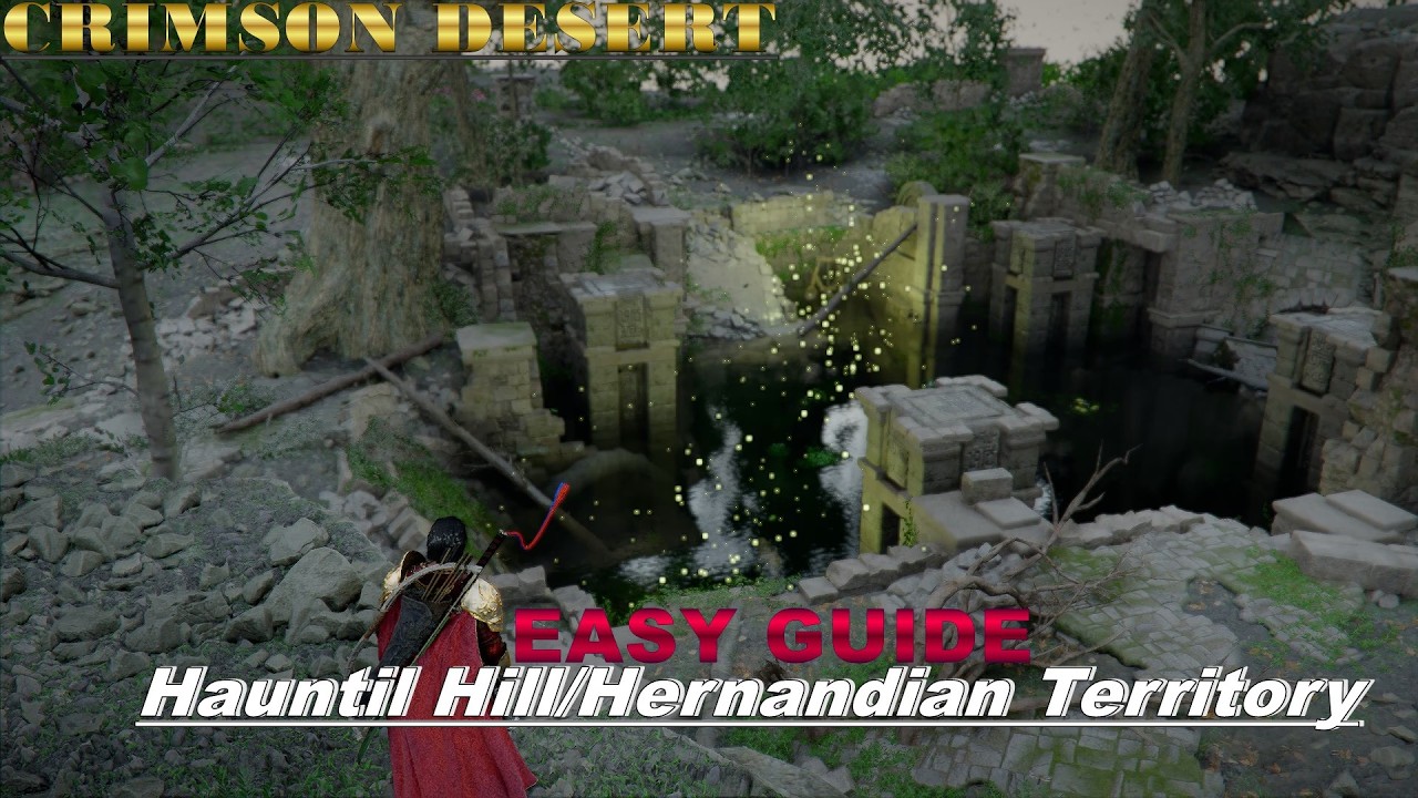 CRIMSON DESERT :  EASY GUIDE To Haunted Hill Puzzle//Hernandian Territory