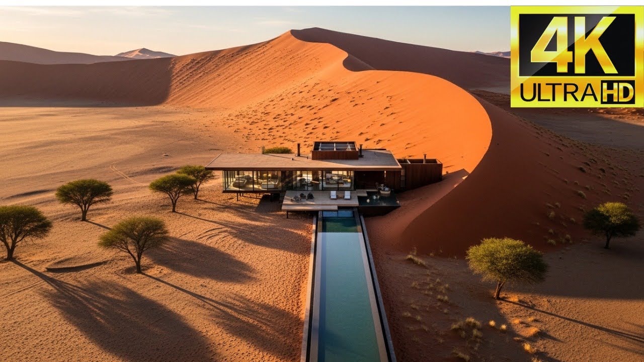 Namib Desert Dune Glass Lodge – Luxury on the Edge of Sossusvlei 🇳🇦