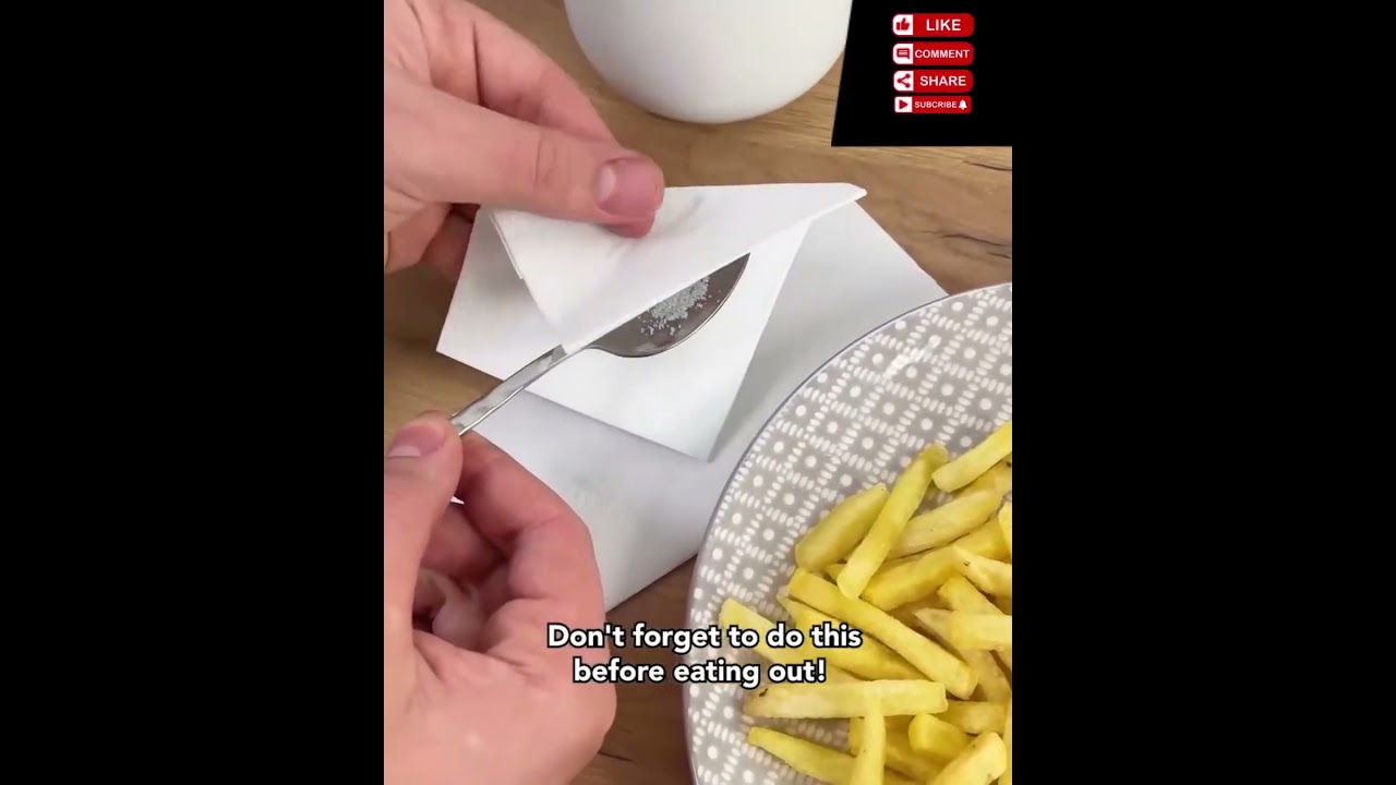 Clean Your Spoon Instantly Using Just Salt #CleaningHacks #DIY #LifeHacks