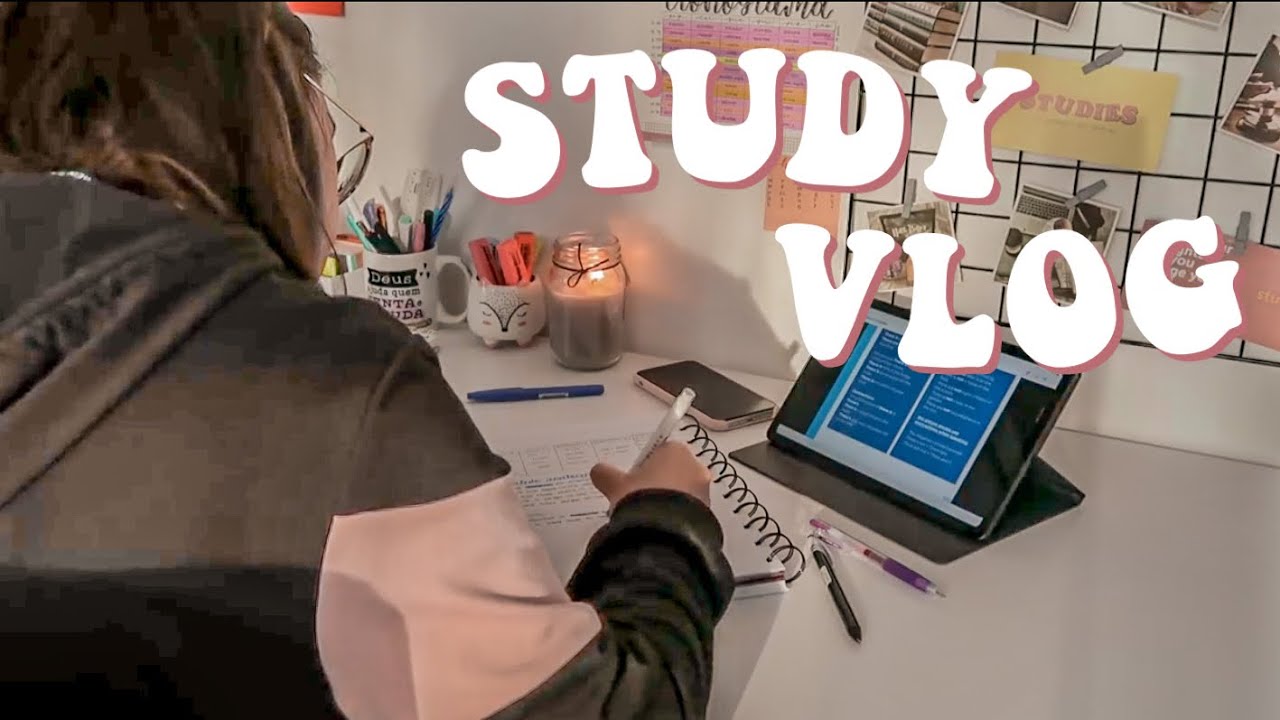study vlog | uma tarde de estudos, ficha, atividades + estudando ingl&ecirc;s