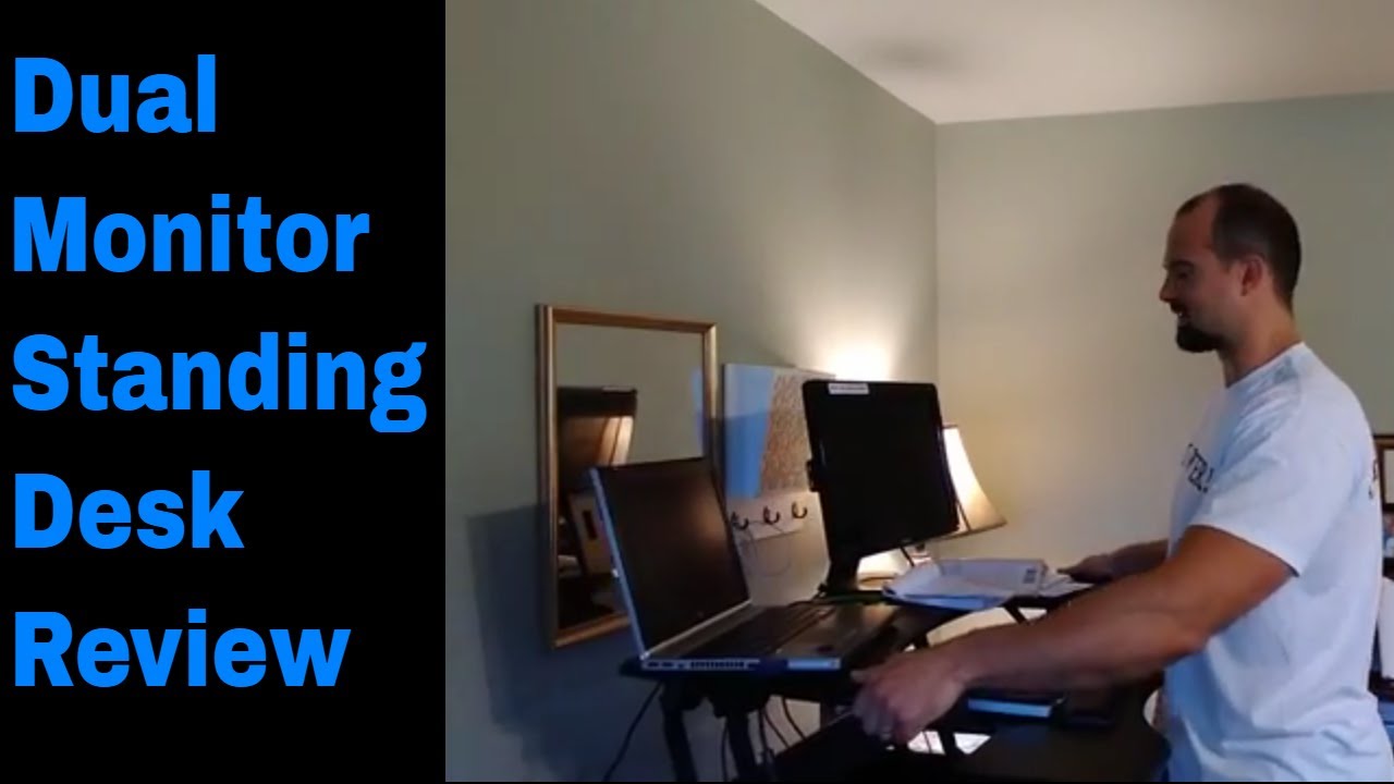 Varidesk Pro Plus 36 Manual Review: Dual Monitor Standing Desk