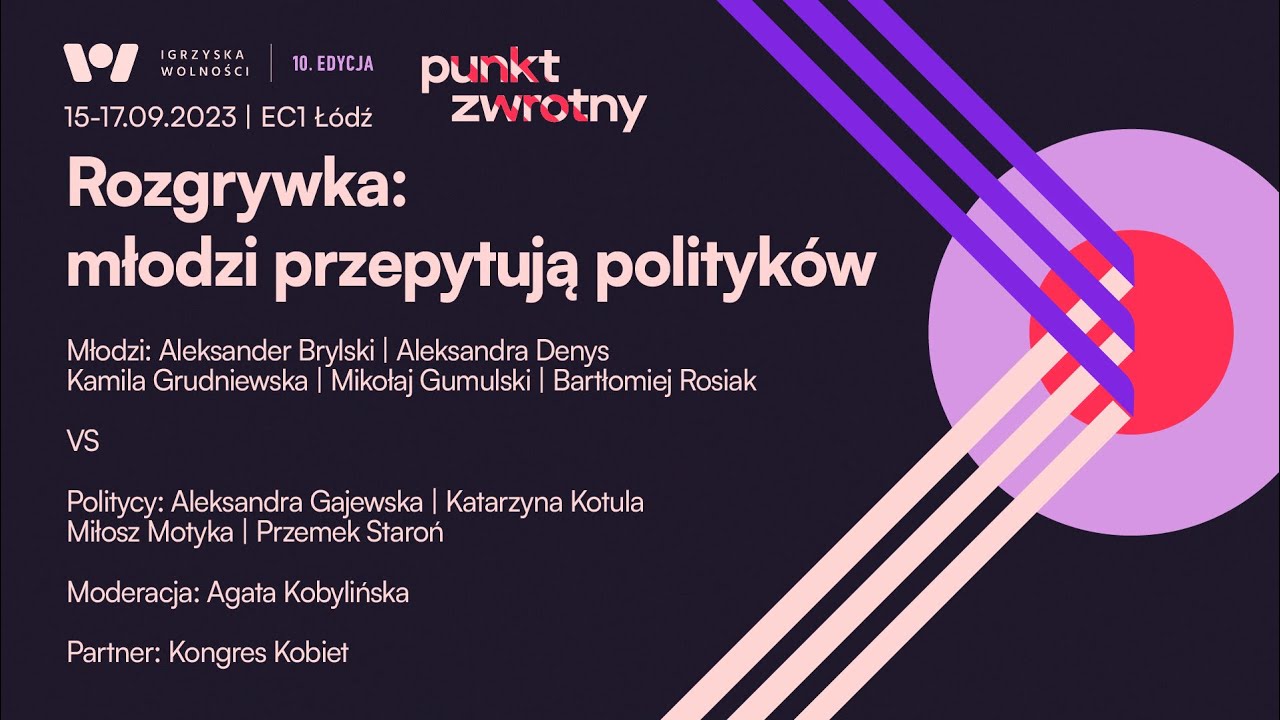 Rozgrywka: młodzi przepytują polityków