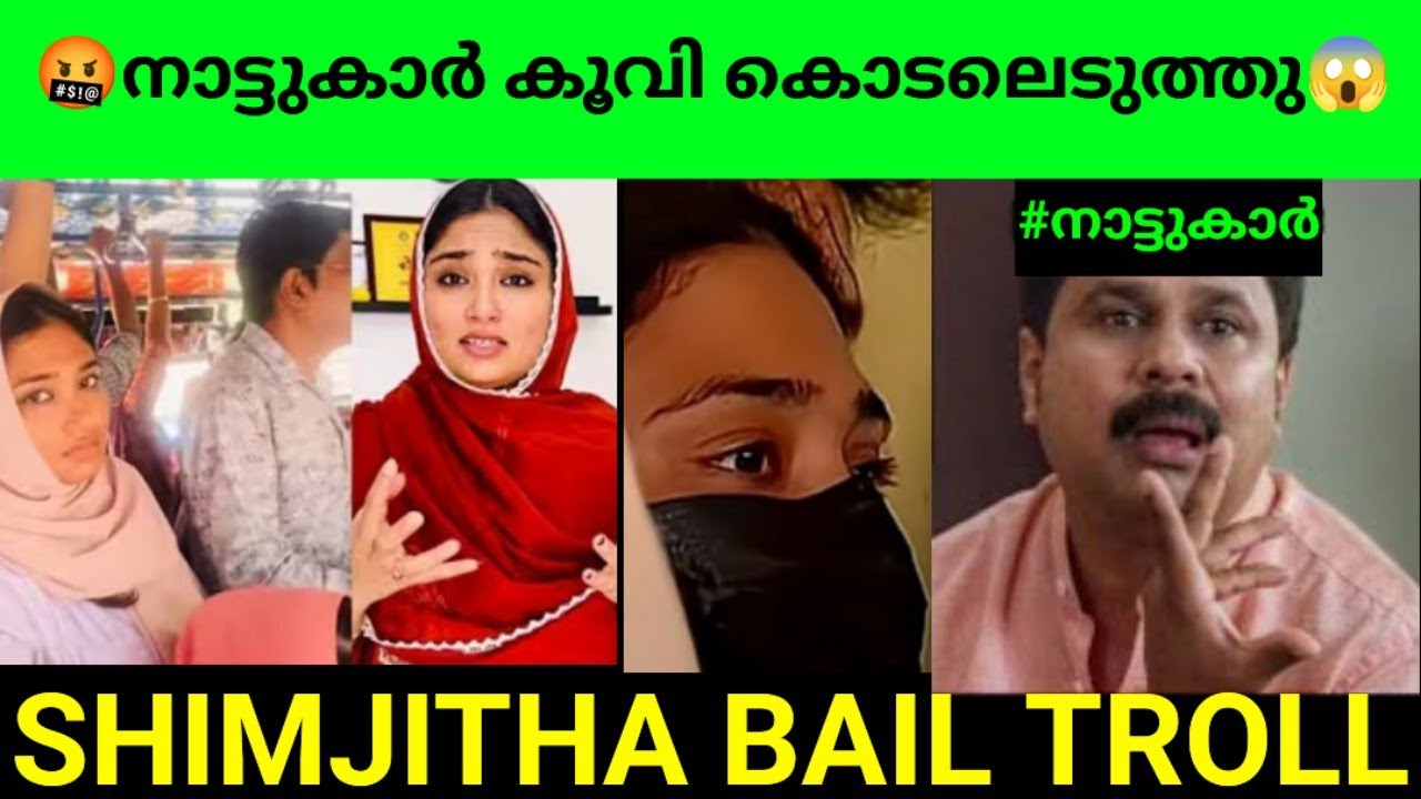 😱🤬ജയിലിൽ നിന്നും പുറത്തേക്ക് | Shimjitha Bus Issue | Shimjitha bail | #shimjitha @onlinetrollen20 🤔😂