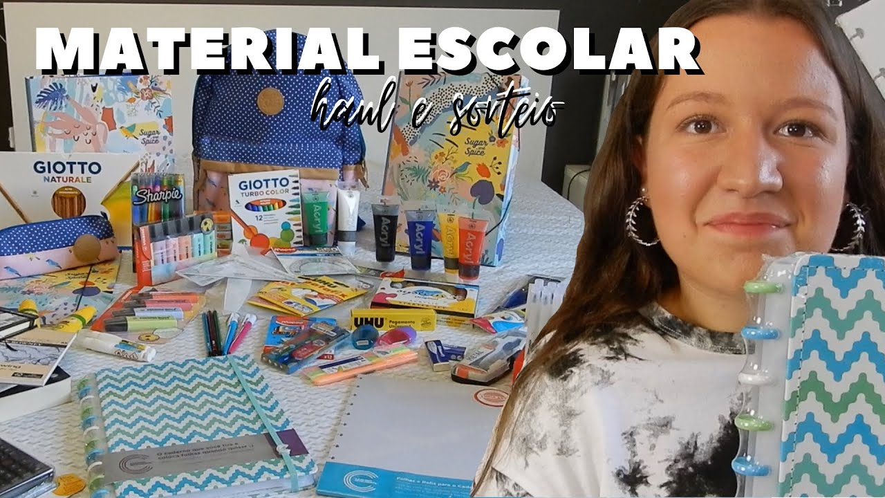 HAUL E SORTEIO DE MATERIAL ESCOLAR 2020 | BACK TO SCHOOL #1