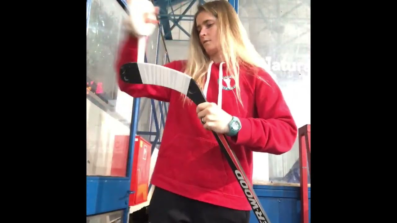 Taping my hockey stick! 🏒 #hockeytiki @HockeyTiki 