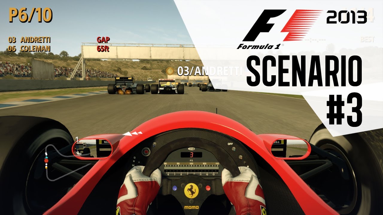 F1 2013 Classic Scenario mode - Part 3 Three of the Best  - 1988 Ferrari - Jerez GOLD