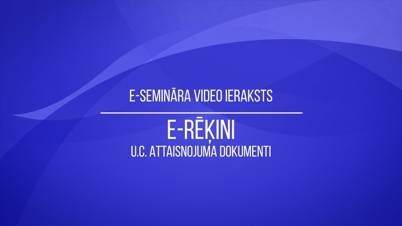 E-RĒĶINI u.c. ATTAISNOJUMA DOKUMENTI DEMO