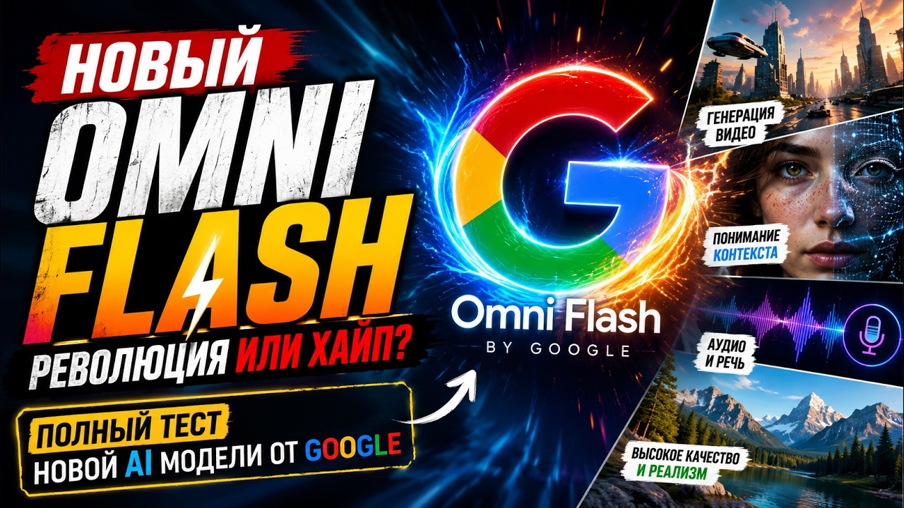 Новый Omni Flash: революция или хайп? Полный тест новой AI модели от Google