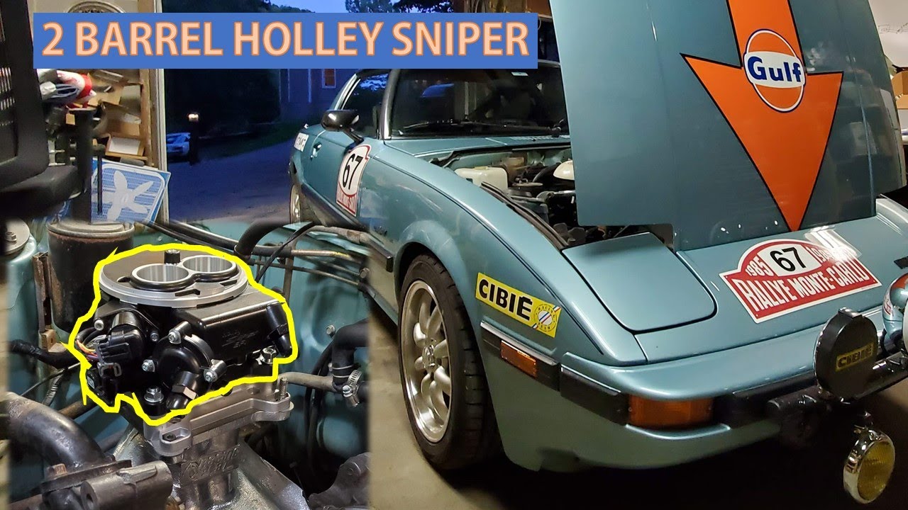 Mounting The Holley Sniper to a 12a Rotary Engine - Holley Sniper EFI PT-3
