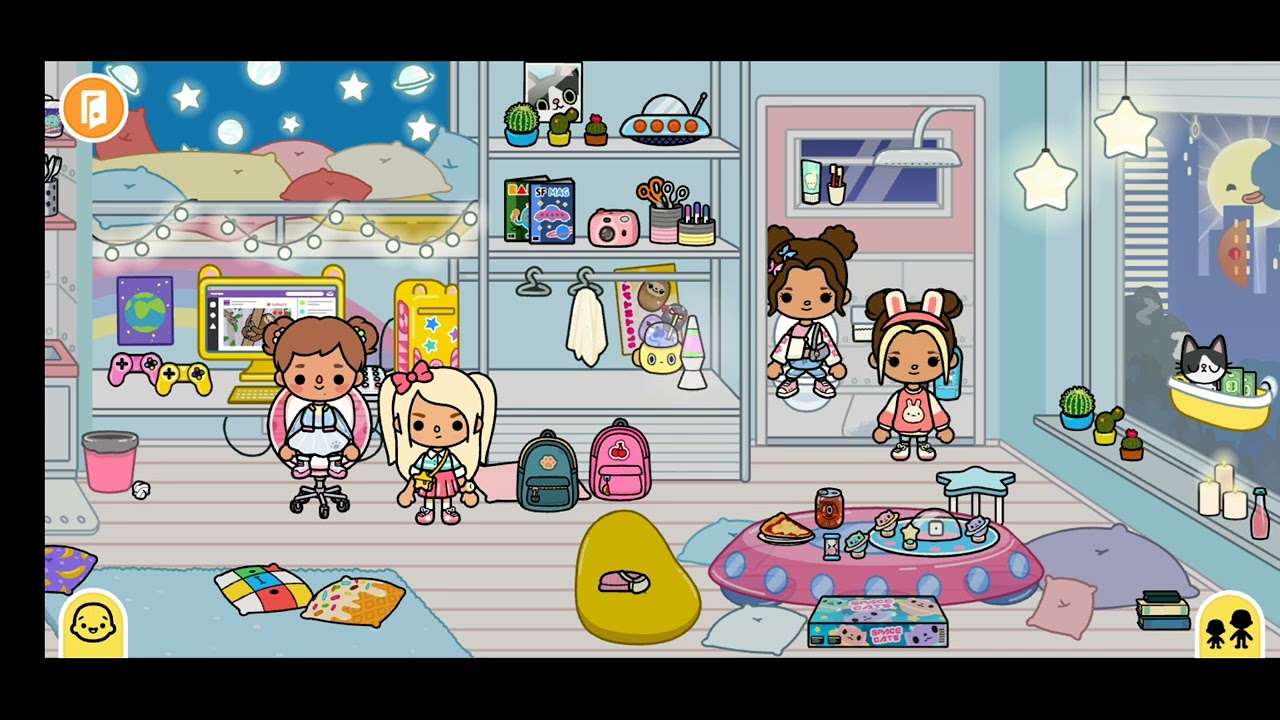 TOCA LIFE WORLD - Elena i Emilija idu kod drugarice na prespavanjac ( baba rosa ih uplašila )