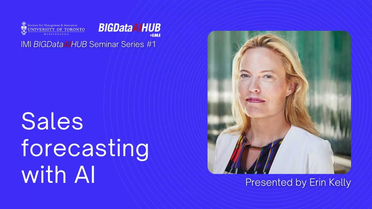Sales forecasting with AI Presented by CEO Erin Kelly | Seminar Series 1