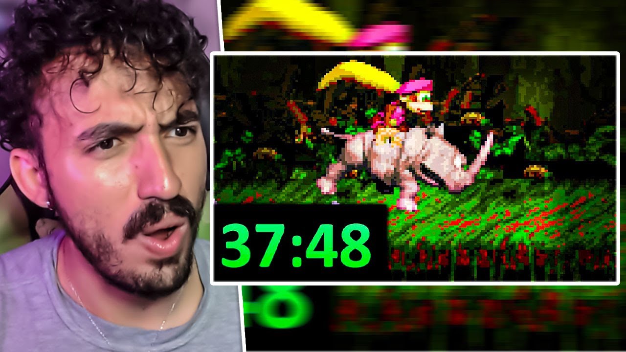 Donkey Kong Country 2 -  a Speedrun do Donkey Kong Country 2 | Leozin React