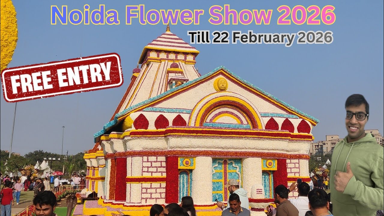 Noida Flower show 2026 | Vasant Utsav 2026 noida