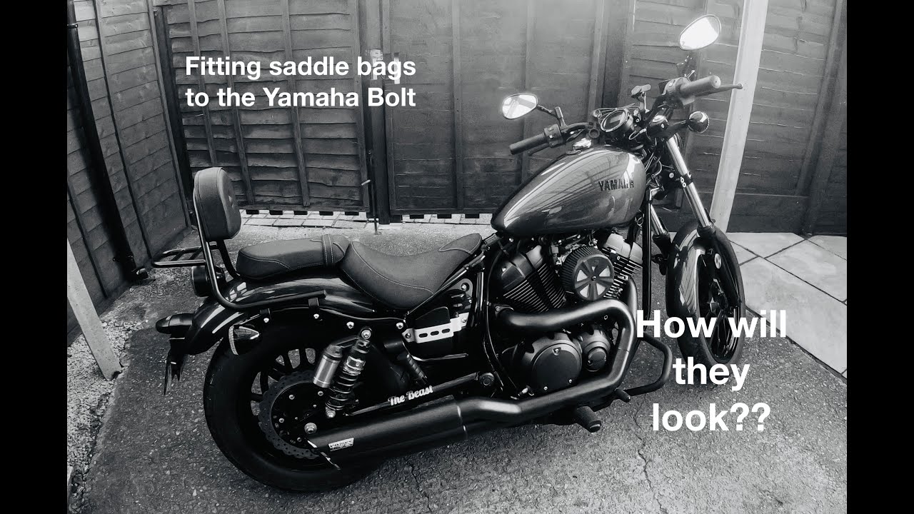 Fitting Saddle Bags to Yamaha Bolt - March 2023