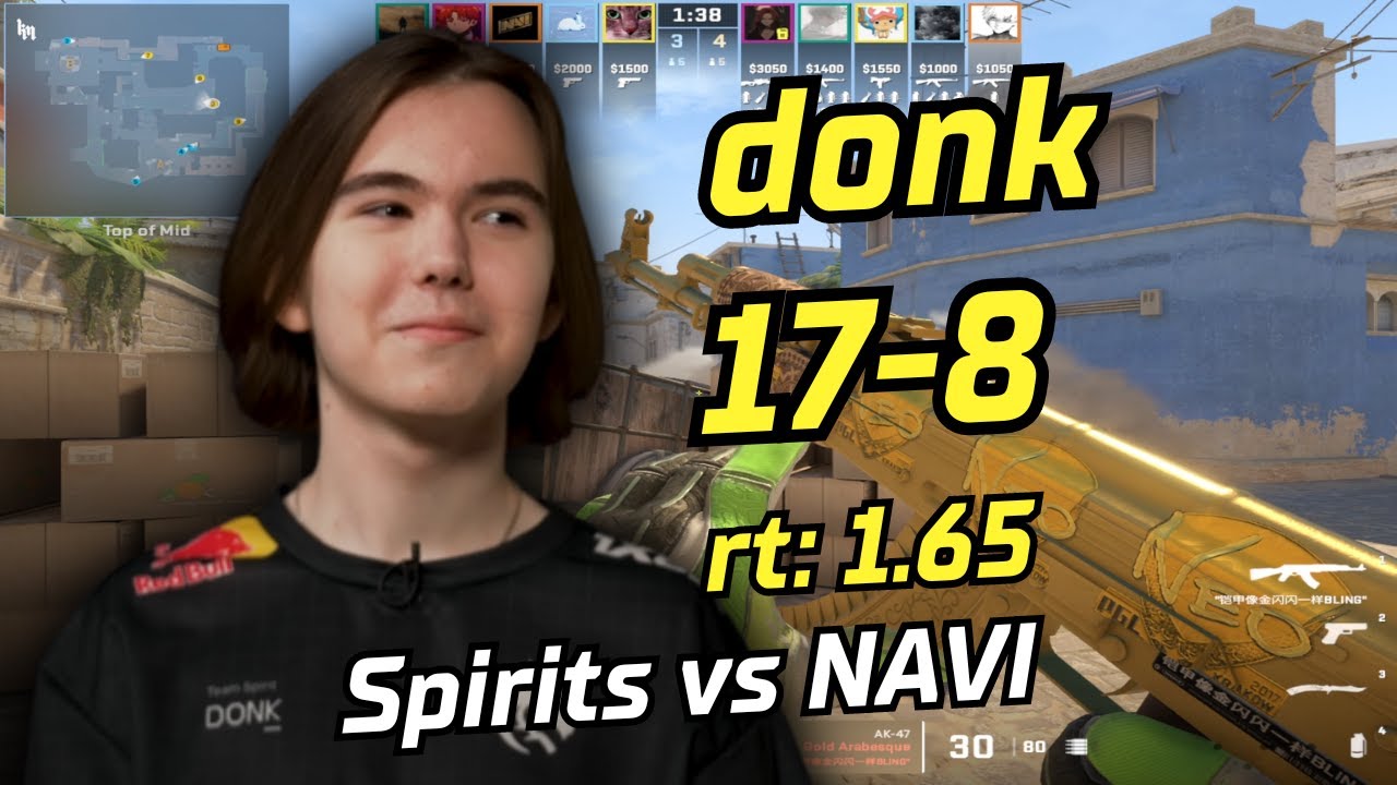 Spirit donk (17-8) vs NaVi (mirage) | IEM Katowice 2024 | Feb 3, 2024 | CS2 POV
