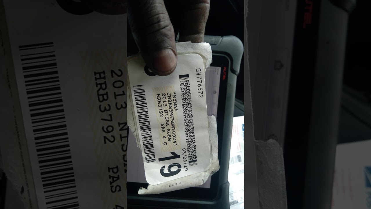 Nissan ecm swap program with autel elite and vin write.