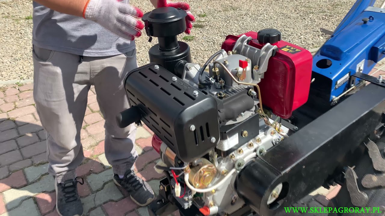 🚜Odpalamy hybrydowy ciągnik z silnikiem 14KM ElStart w DIESLU na specjalne zamówienie klienta😉